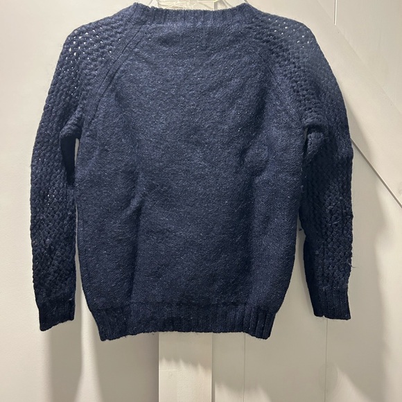 Jack Wills Ladies Navy Blue Wool and Mohair Crew Neck Sweater Size 6 - Picture 4 of 4